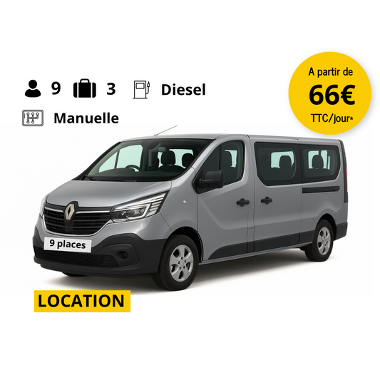 Renault trafic L2 H1 - 9 places